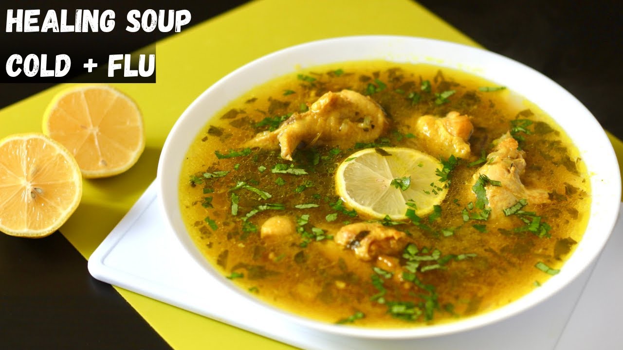 Healing Chicken Soup for Cold & Flu | Immunity Boosting Super Healthy Chicken Soup Recipe
