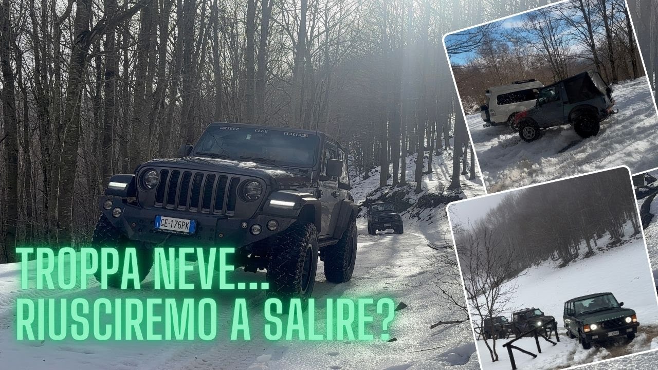 [OFFROAD ITALIA] JEEP CLUB ITALIA e TEAM LIPPI weekend in FUORISTRADA sulla NEVE