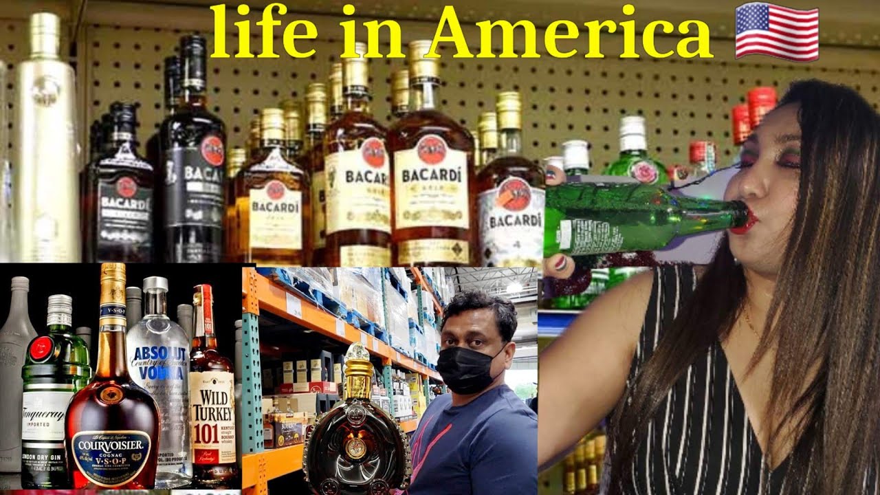 अमेरिका मैं दारू 🍻 कितने की है 🤔?America Liquor Price vlog!Beer,Whiskey, Rum,Wine, #indianyoutuber