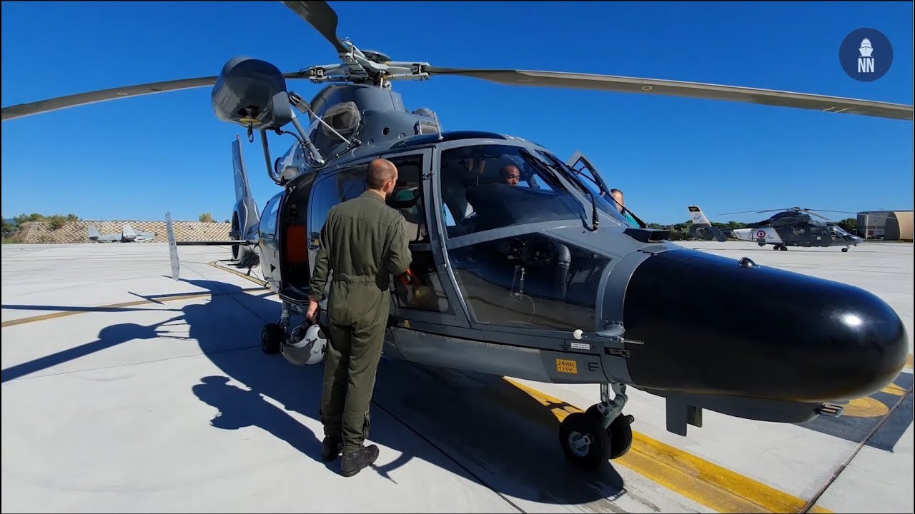 French Navy Hyères Naval Air Base - AS365 Dauphin SAR Helicopter