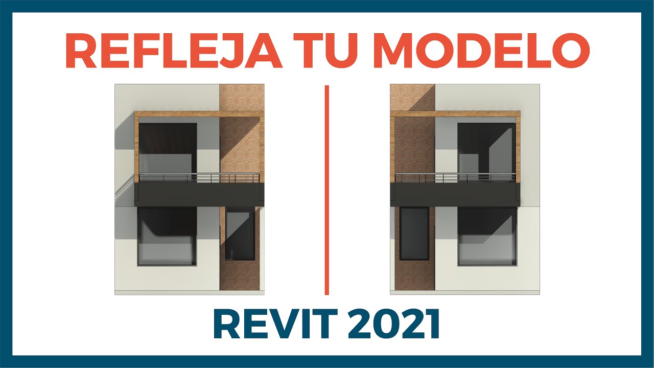 Aprende a HACER MIRROR EN UN MODELO COMPLETO de Revit 2021