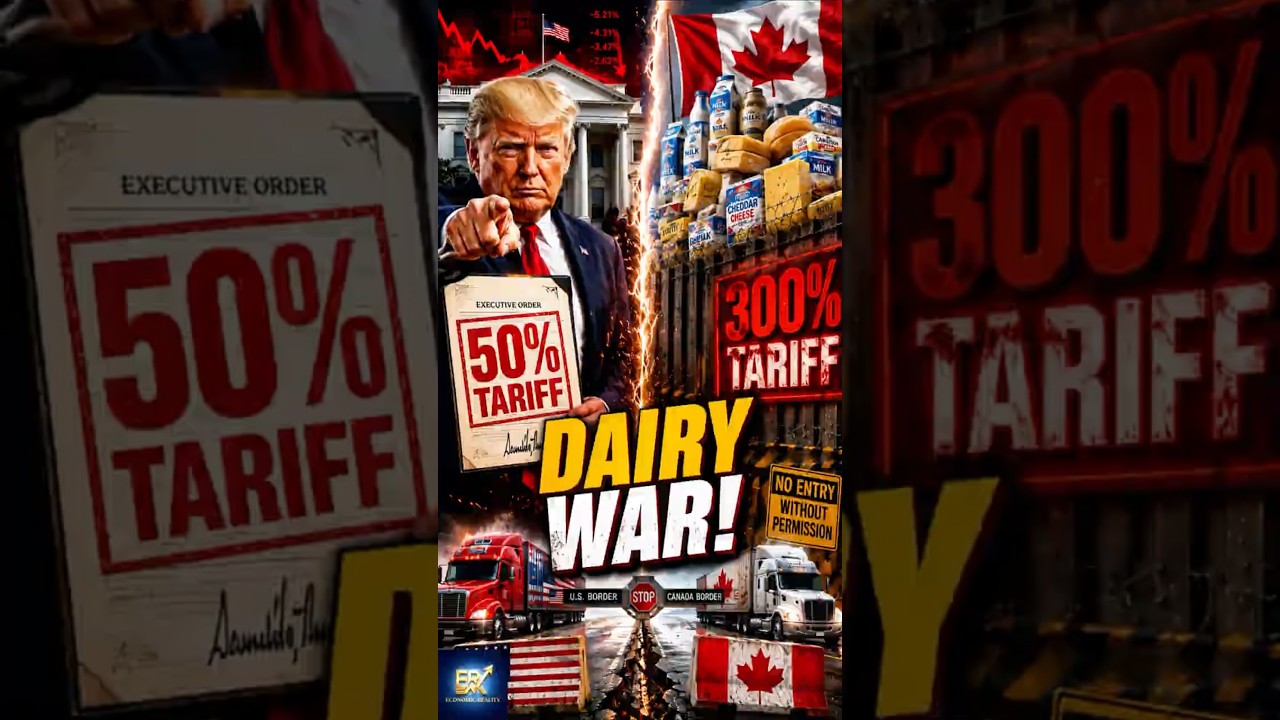 300%-ная пошлина Канады на молочную продукцию!