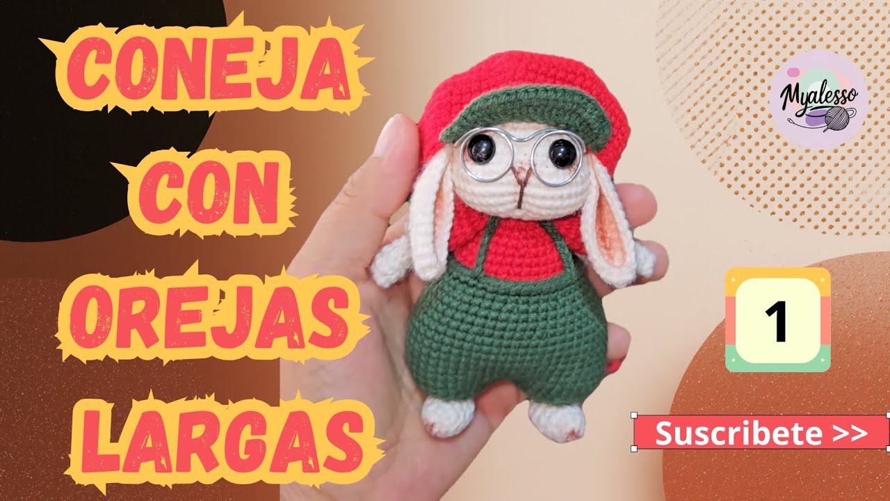 Amigurumi conejita de orejas largas /tejido a crochet / parte 1