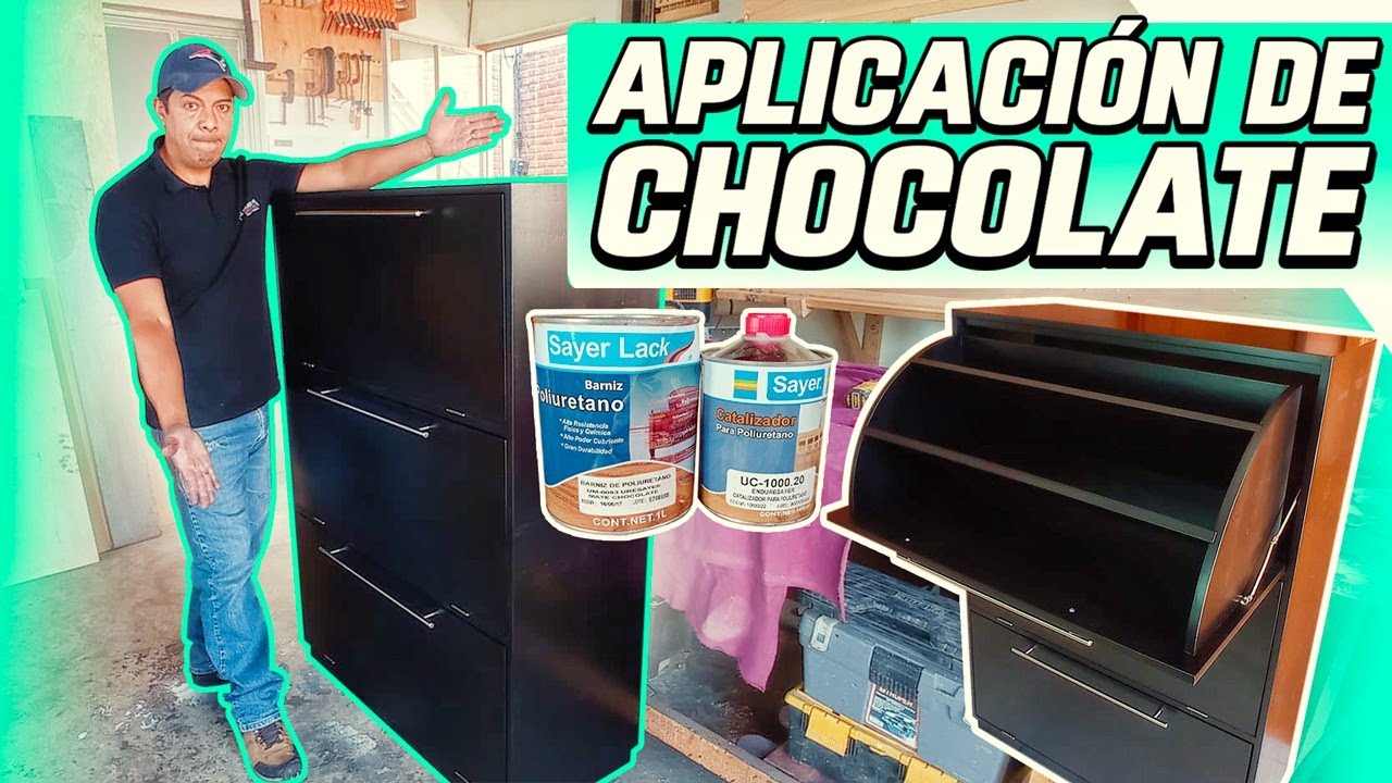 COMO PINTAR EN COLOR CHOCOLATE PASO A PASO #elmueblemoderno