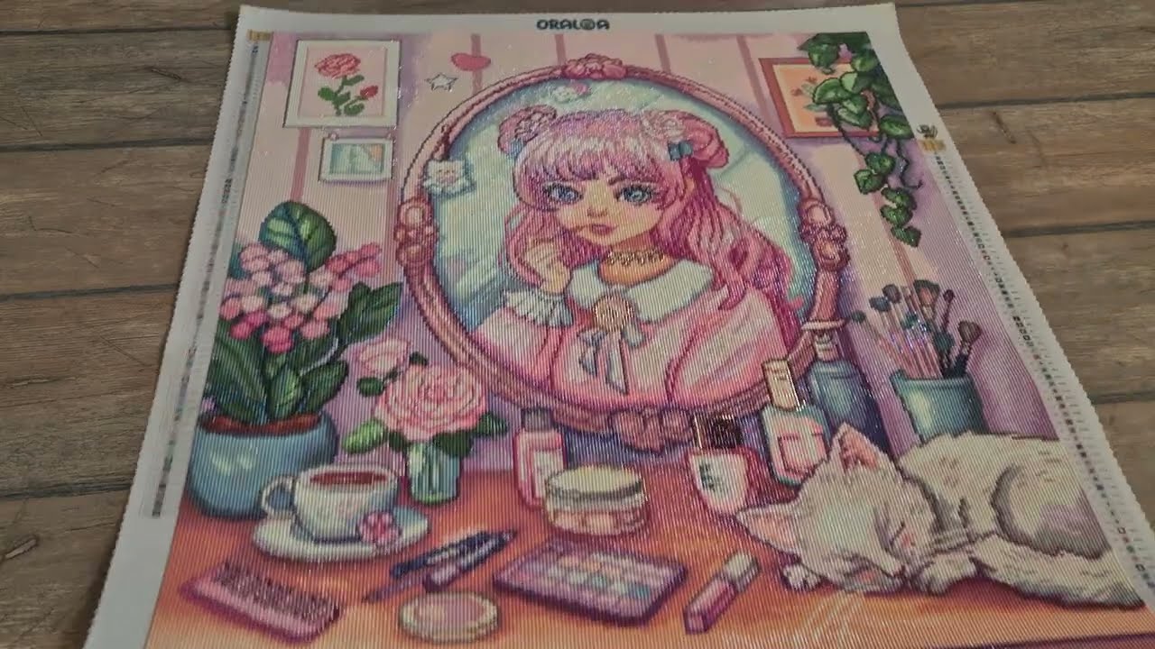 Revue Oraloa et rangement des diamants - The mirror Oraloa #diamondpainting #blabla #diamond 