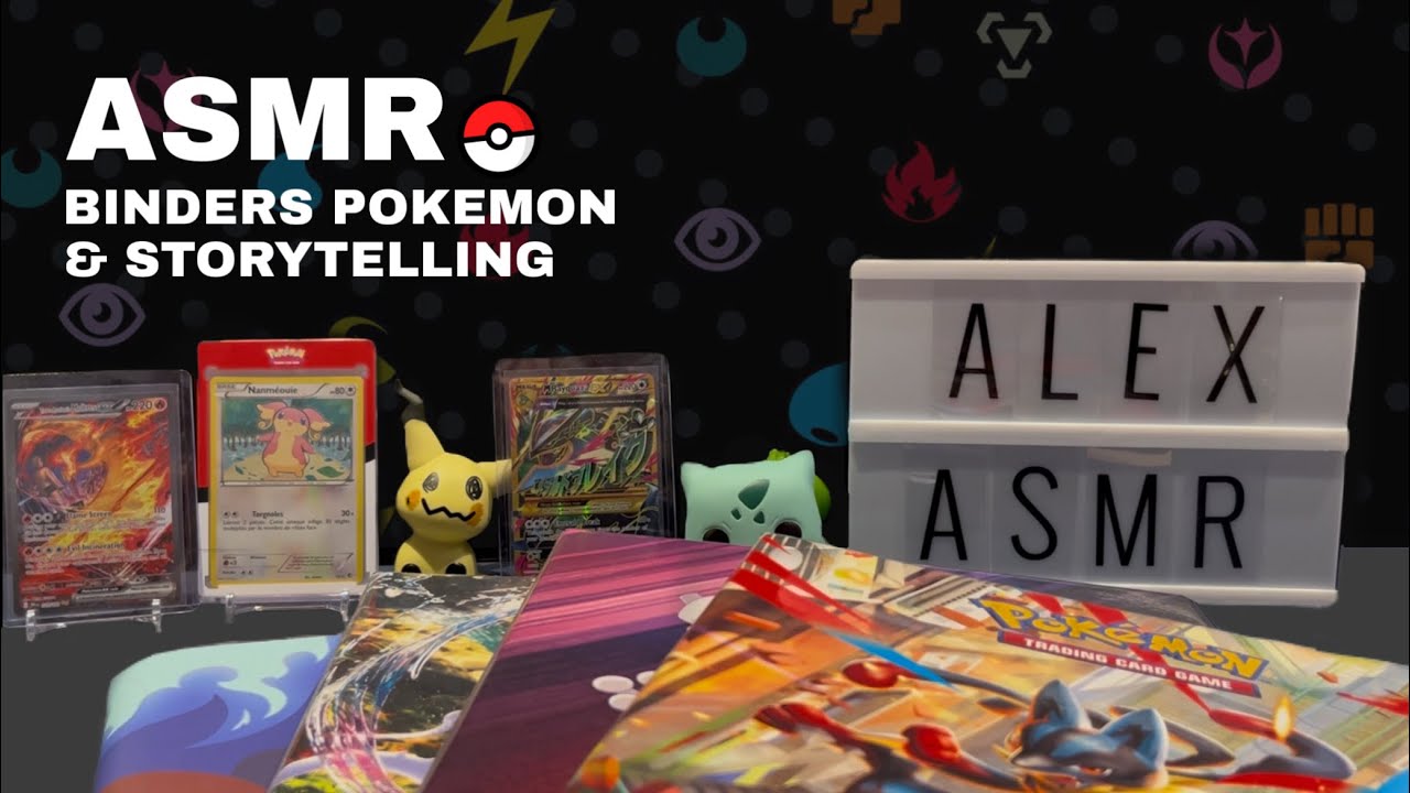 ASMR Pokemon Collection 📚 | Binder Tour + Cozy Storytelling