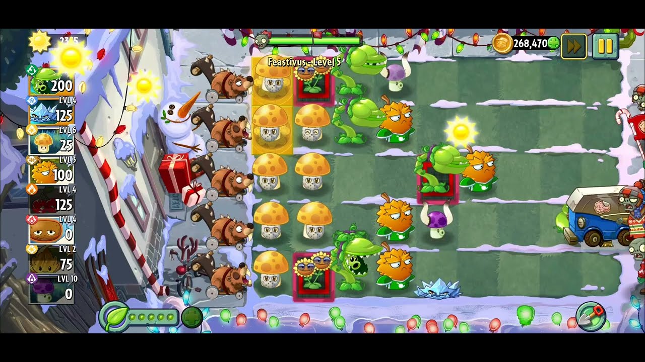 Plants Vs Zombies 2 | Winter Event (No Commentary) {Part 2}