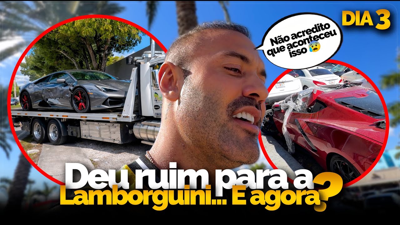 FUI TREINAR O JOAO QUANDO VOLTEI DEU RUIM COM A LAMBORGHINI…