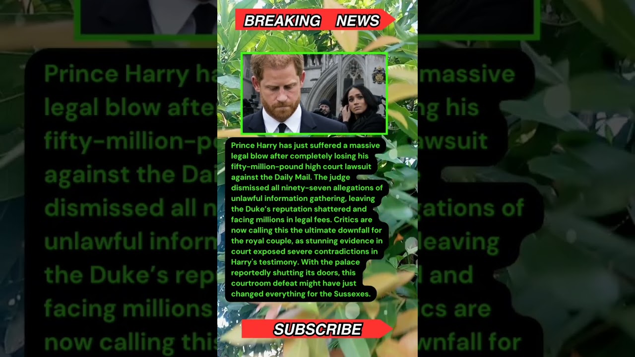 The Moment Prince Harry&rsquo;s Reputation Was Shattered 💔