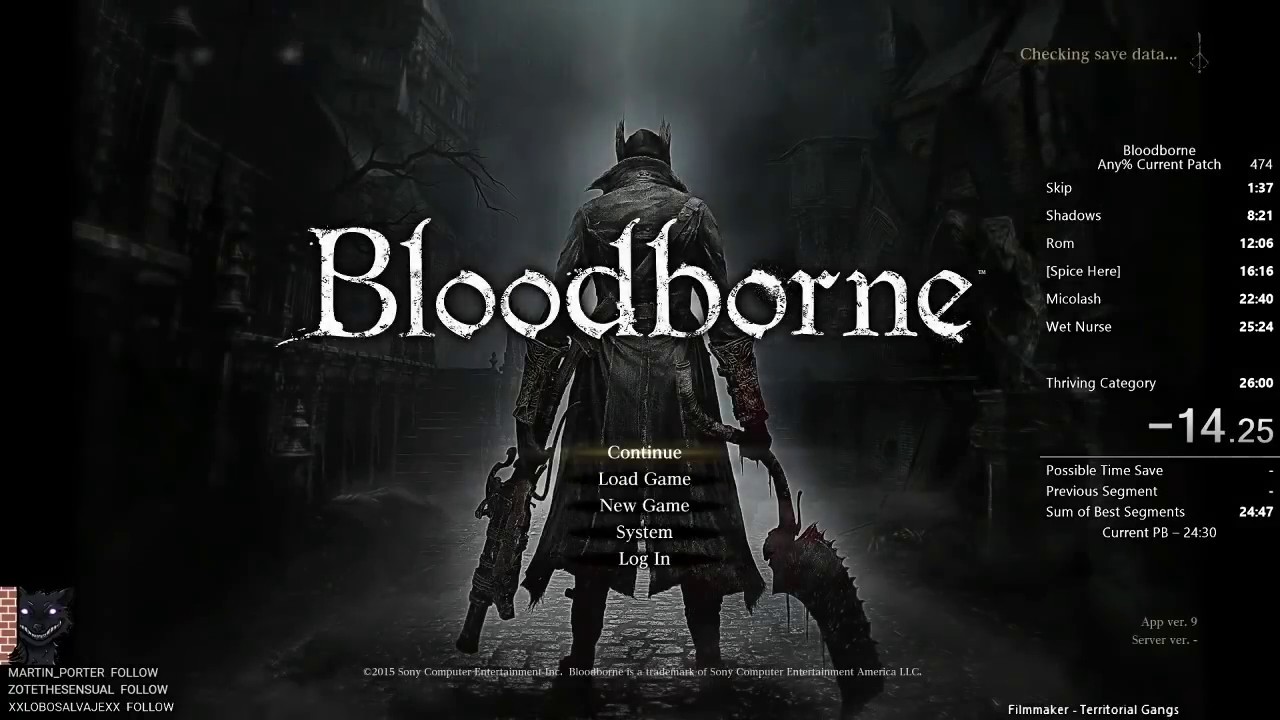 Bloodborne Speedrun | Any% (Current Patch) in 23:45 IGT