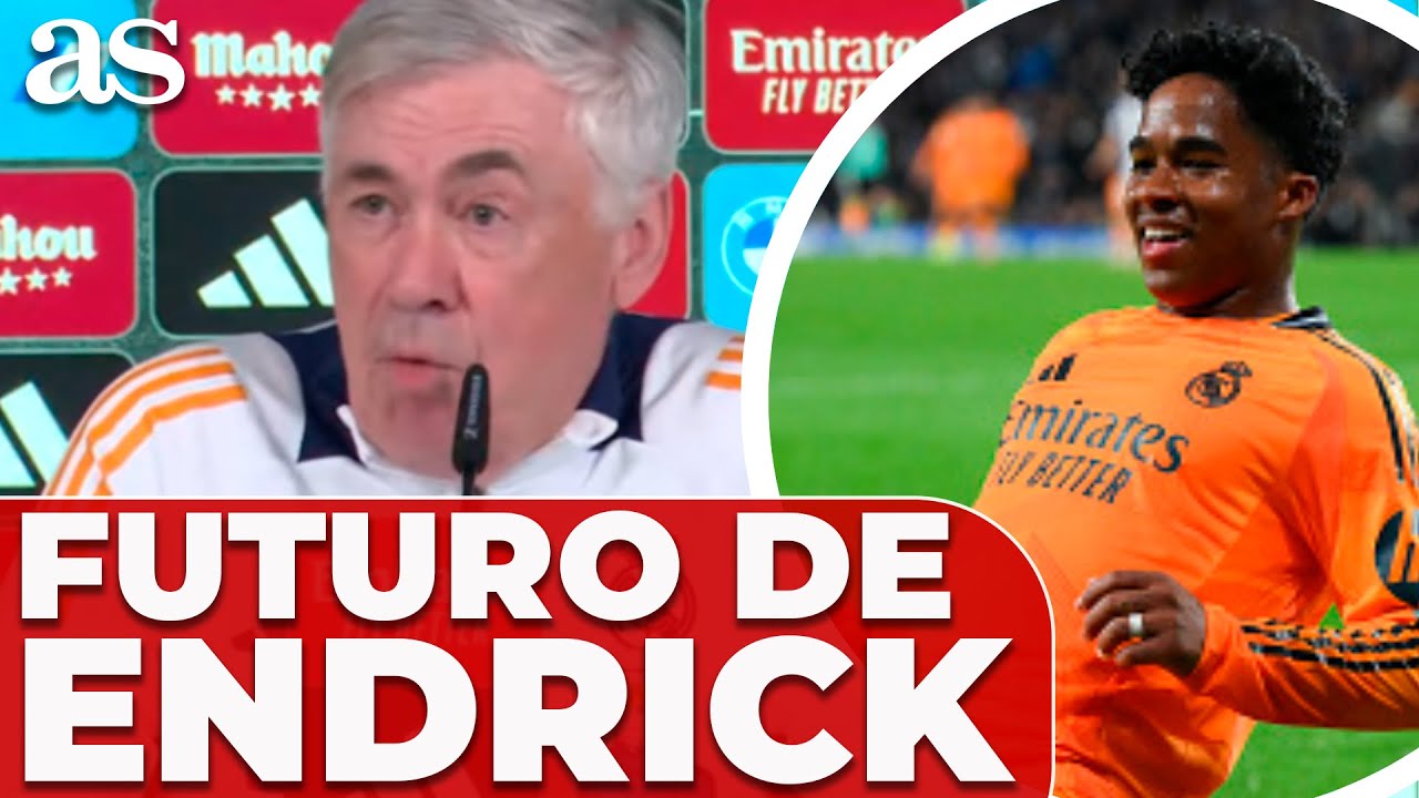 ANCELOTTI responde sobre ENDRICK: su PARTICIPACI&Oacute;N en el REAL MADRID y FUTURO
