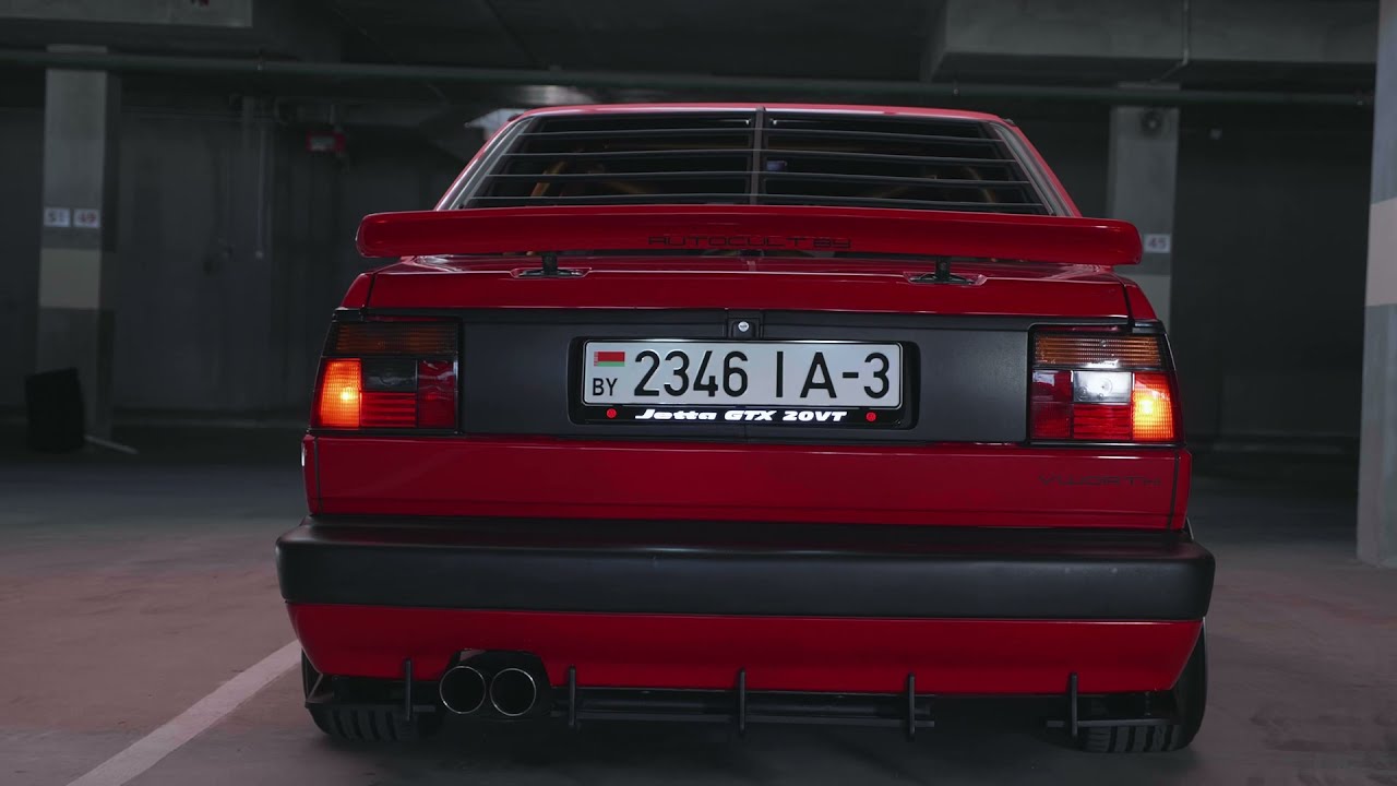 The best addition to the VW Jetta mk2 is the active spoiler from Corrado! Jetta 2 electric spoiler