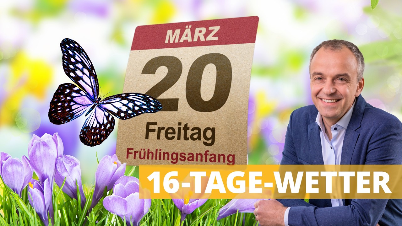 16-Tage-Wetter: Hält der Frühling zum Frühlingsanfang?