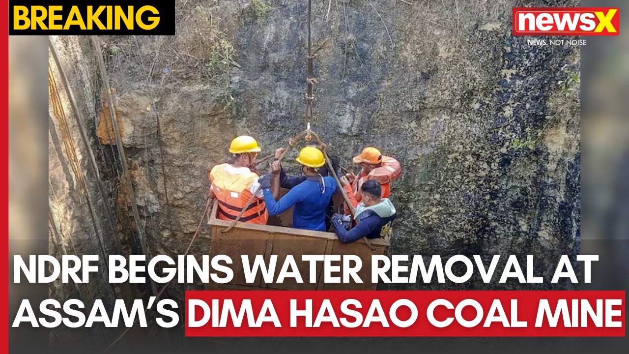 Breaking News: NDRF Begins Water Removal at Assam's Dima Hasao Coal Mine to Rescue Trapped Workers