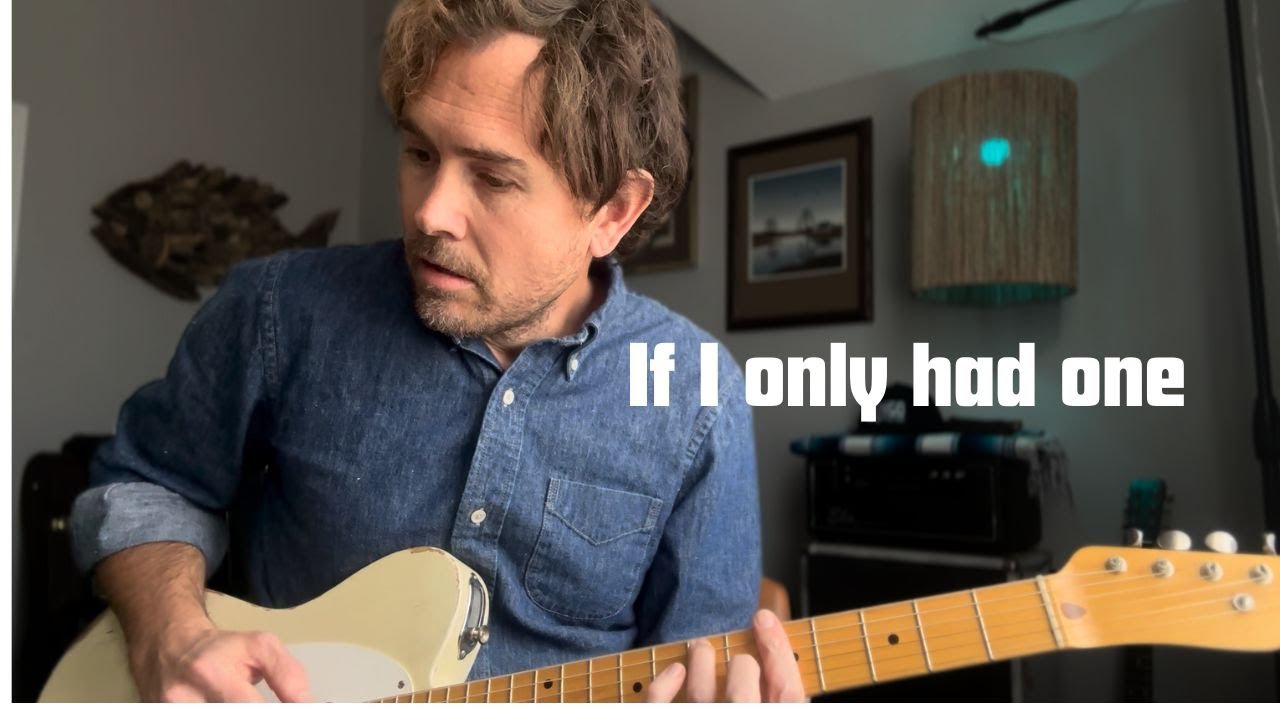 Jedd in the shed - Jedd Hughes - the Telecaster