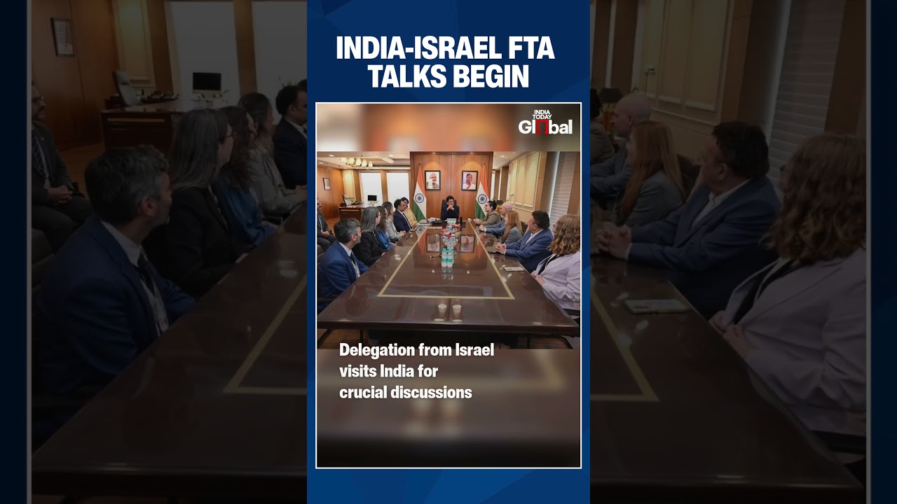 India And Israel Launch First Round  Of Historic Free Trade Deal Talks To Boost Economic Ties
