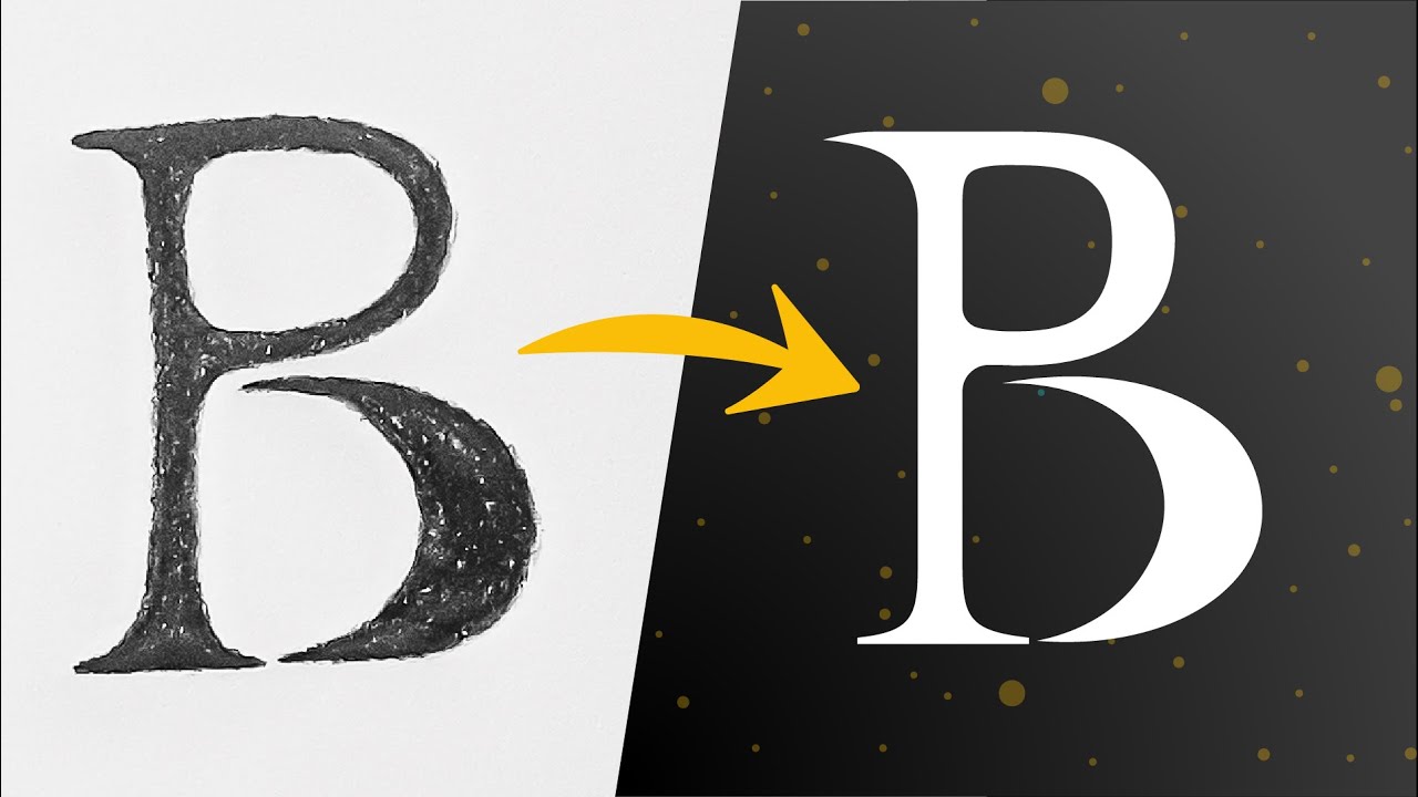 Combine Letters Into a Minimal Logo In Illustrator / Typography Design Tutorial