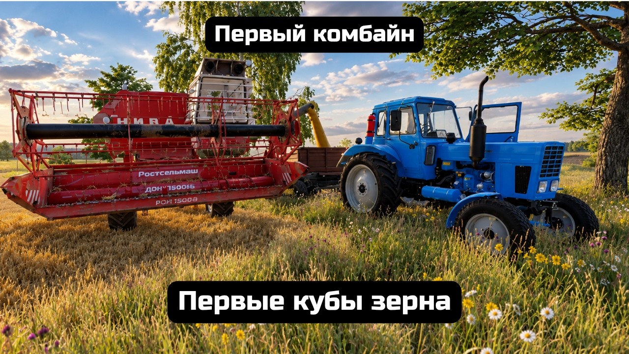 [ РП ] СОБРАЛ СВОЙ ПЕРВЫЙ УРОЖАЙ! Farming Simulator 22