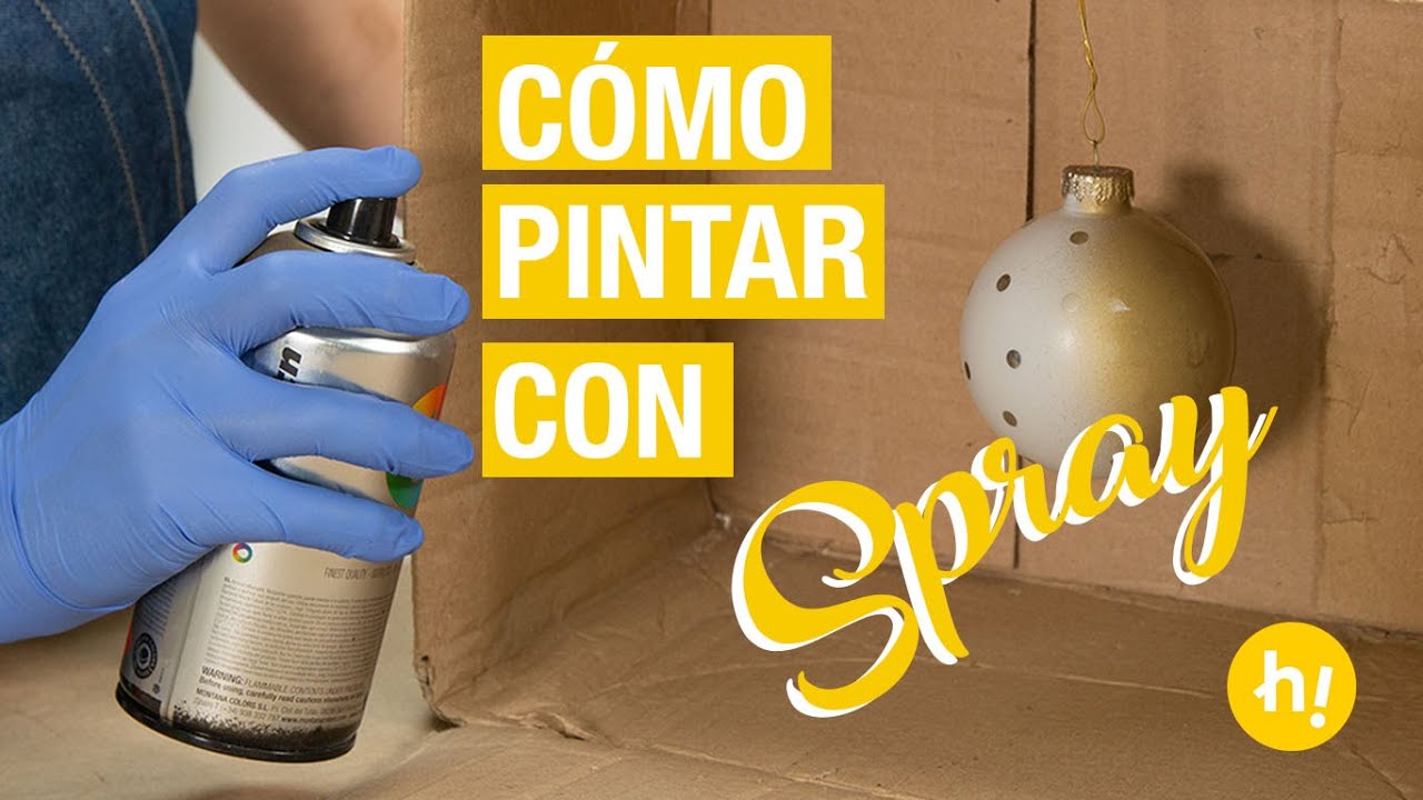 Cómo pintar con spray paso a paso · Handfie DIY