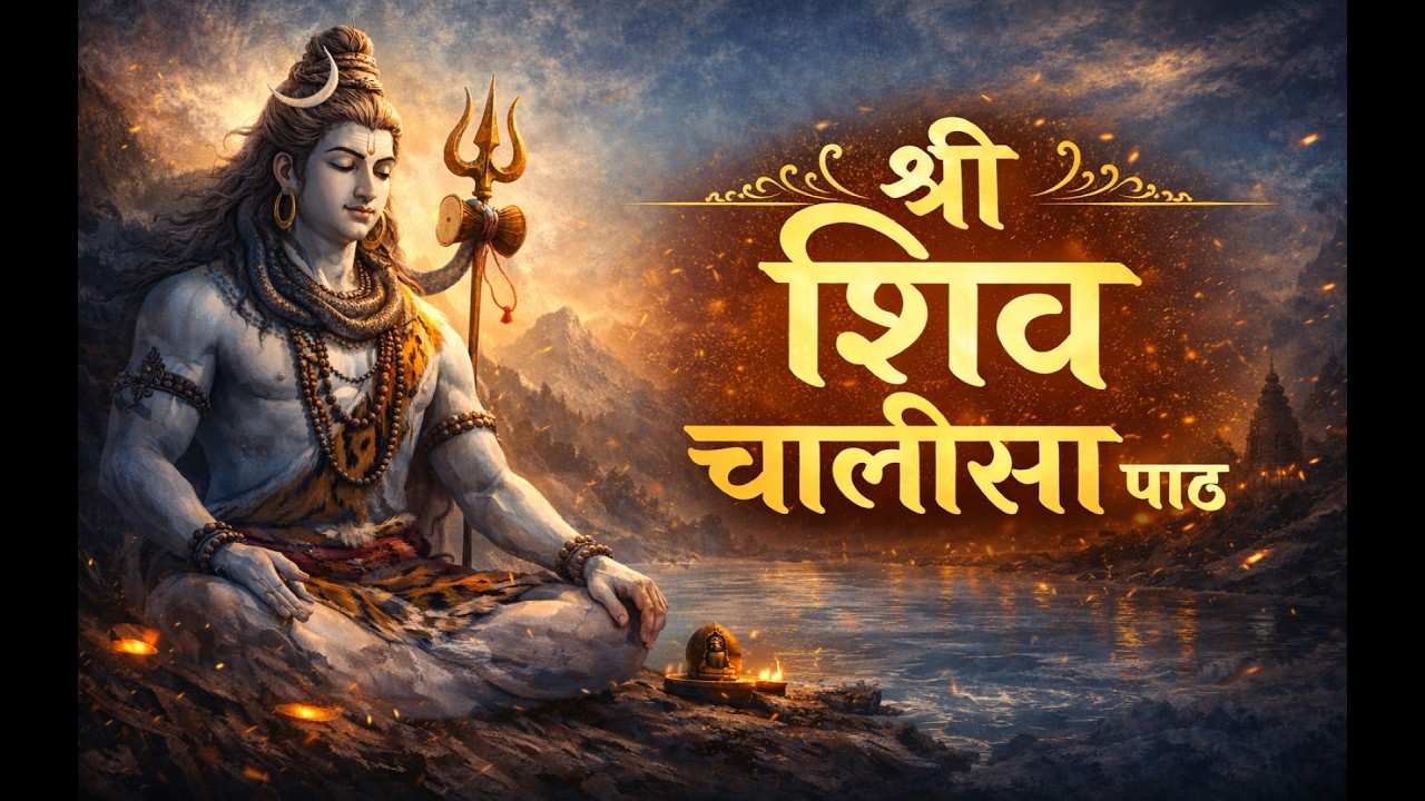श्री शिव चालीसा पाठ | सम्पूर्ण शिव चालीसा | Shree Shiv Chalisa Full Path | Har Har Mahadev 🔱