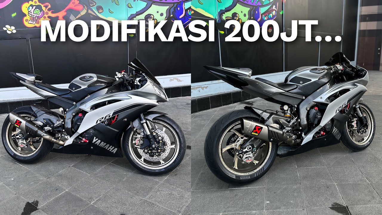 Yamaha R6 Full Modif Hedon - Dijual Murah..!!!