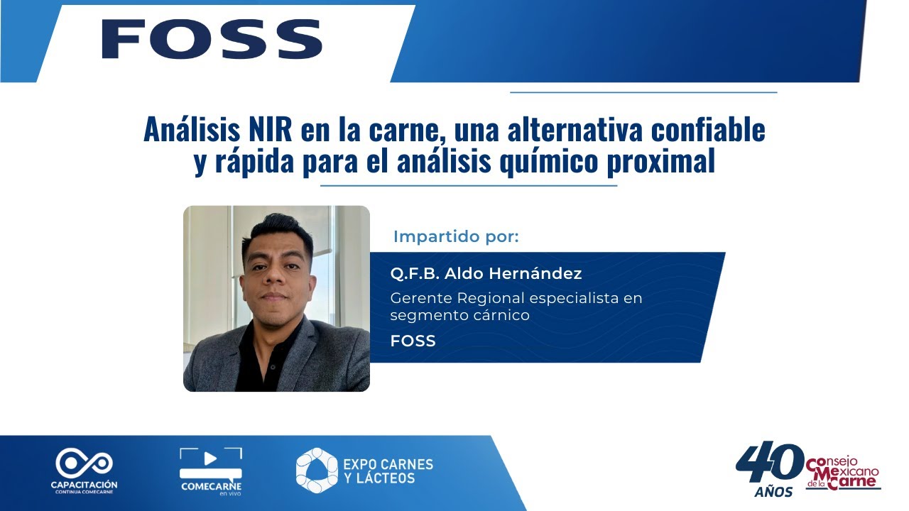 Análisis NIR en la carne, una alternativa confiable y rápida para el análisis químico proximal