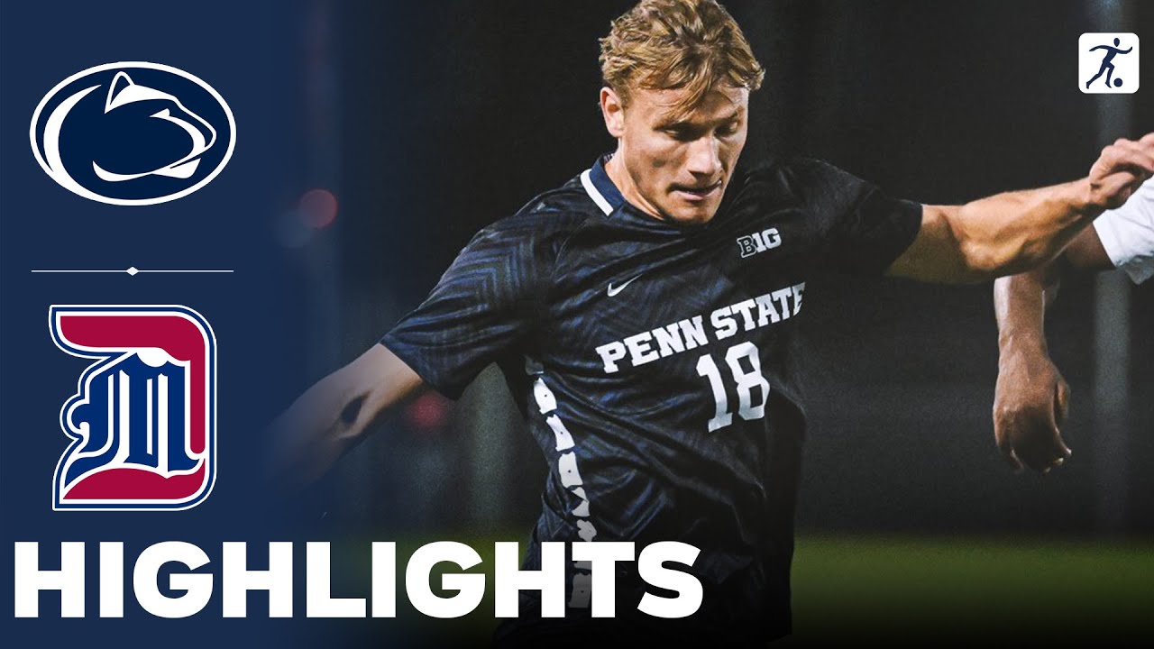 Penn State vs Detroit Mercy | NCAA College Soccer | Highlights - October 25, 2023