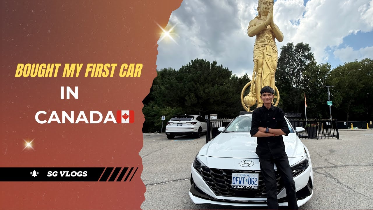 Finally I bought my first car in Canada❣️🎁🇨🇦// SG vlogs❣️// Car in Canada #shorts#youtube
