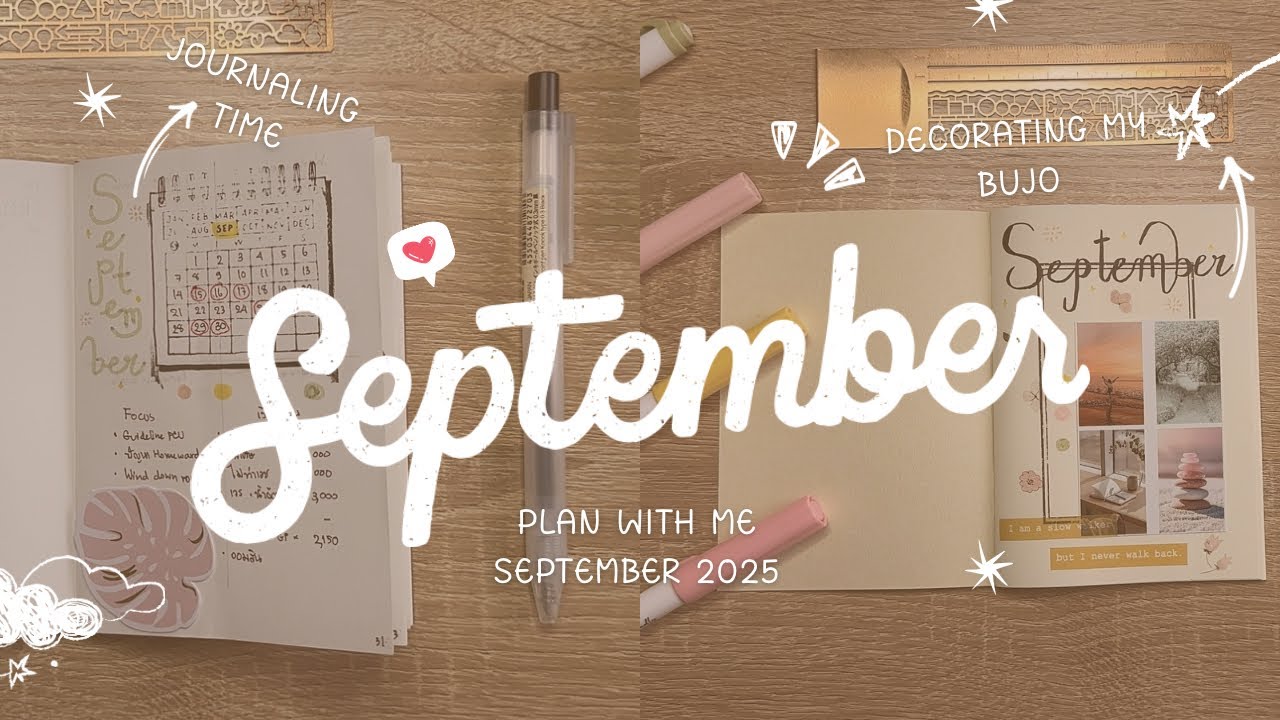 ✨ September 2025 Bullet Journal Setup | วางแผนชีวิต จัดการงาน จัดการใจ ✨