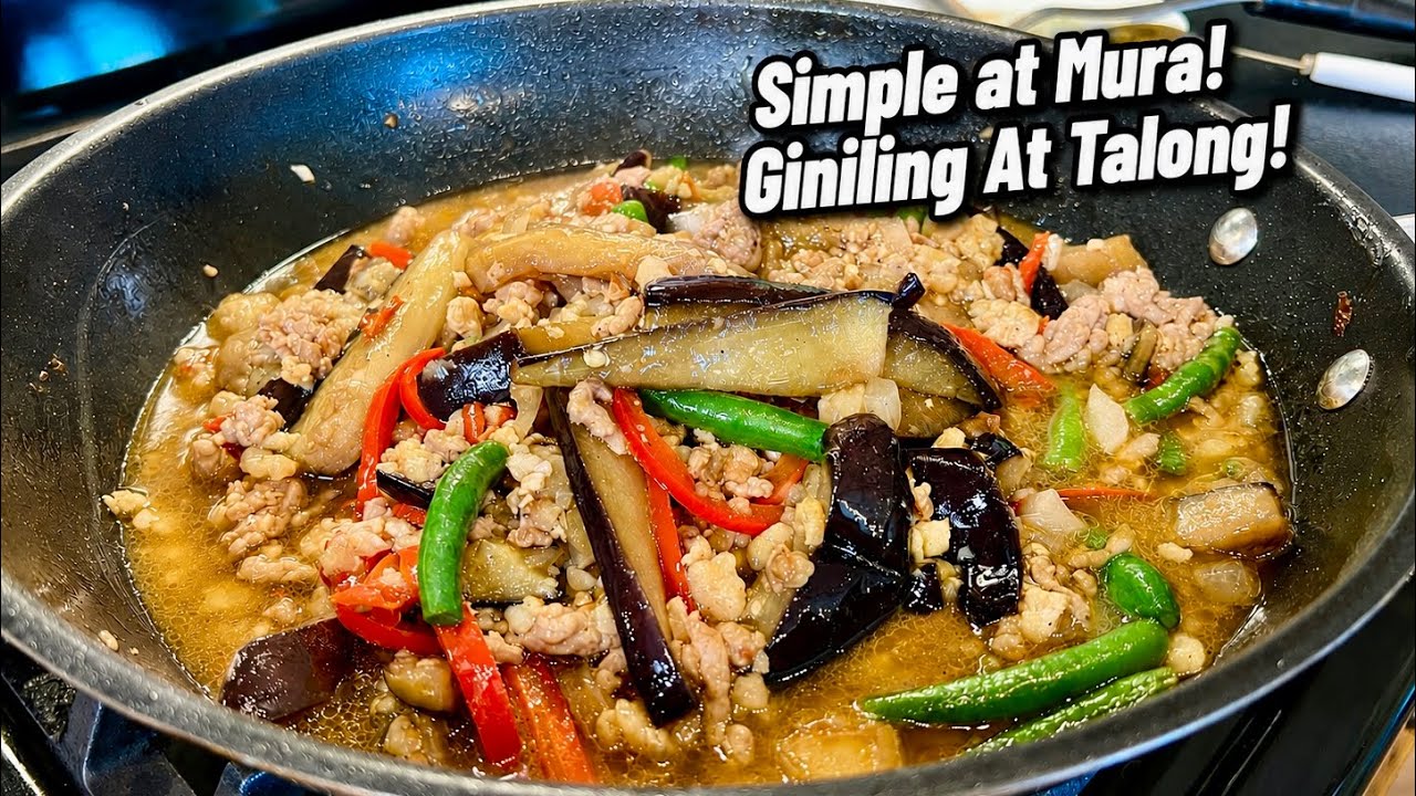 Simple at Murang ulam- Talong sa Giniling!