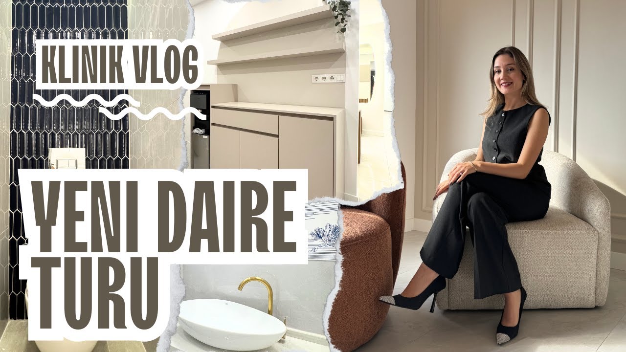 YENİ DAİRE TURU, KLİNİK TADİLATI, DAİRE YENİLEME #vlog #tadilat #tadilatdekorasyon #evyenileme