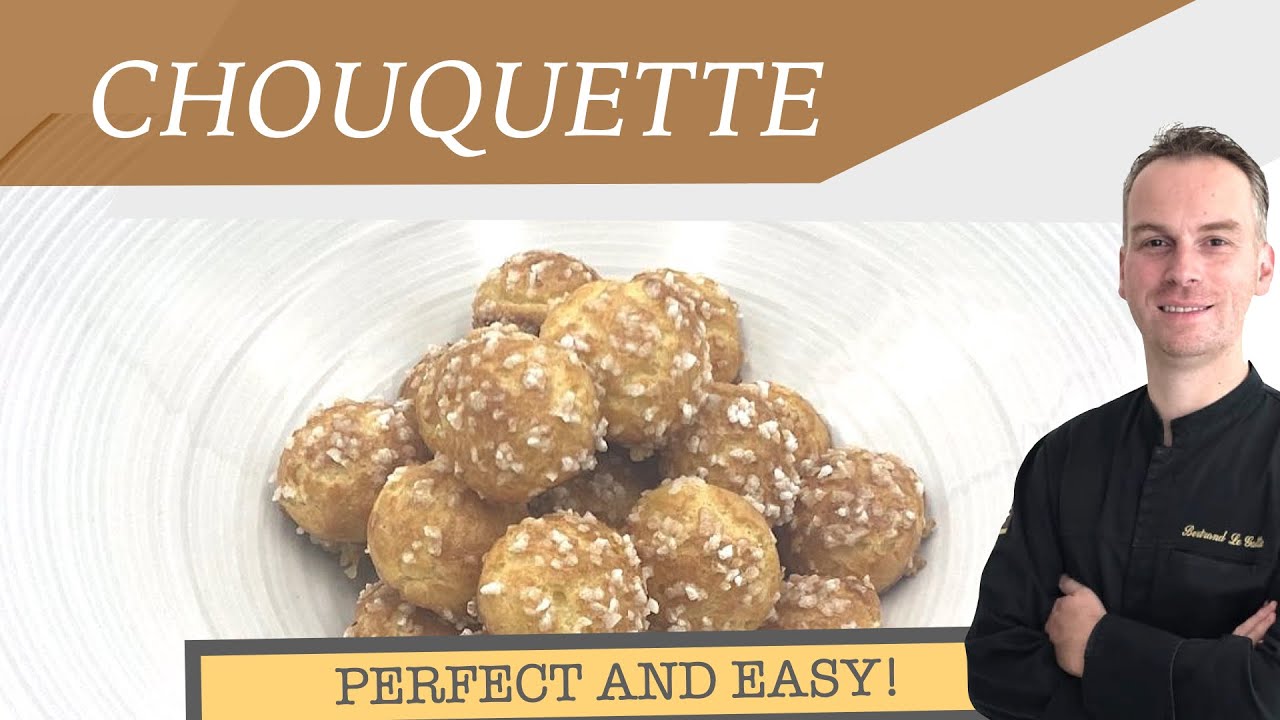 How to make pate a choux and prepare chouquette French original recipe