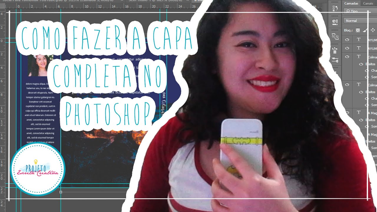 Fazendo a capa completa do seu livro | Photoshop | Projeto Escrita Criativa