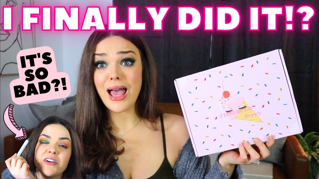 It's Been OVER 1 YEAR!? Its SO BAD?! Eyescream Unboxing & TRY ON!
