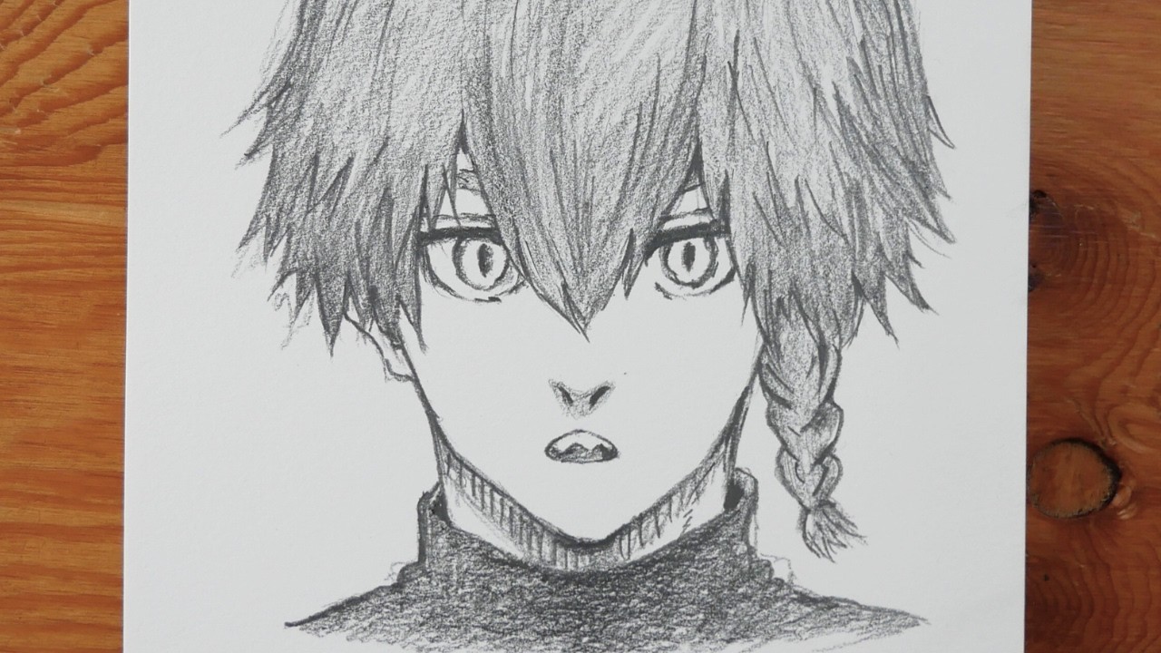 Easy Drawing😀Step by Step | Kurona! ⚽Blue Lock