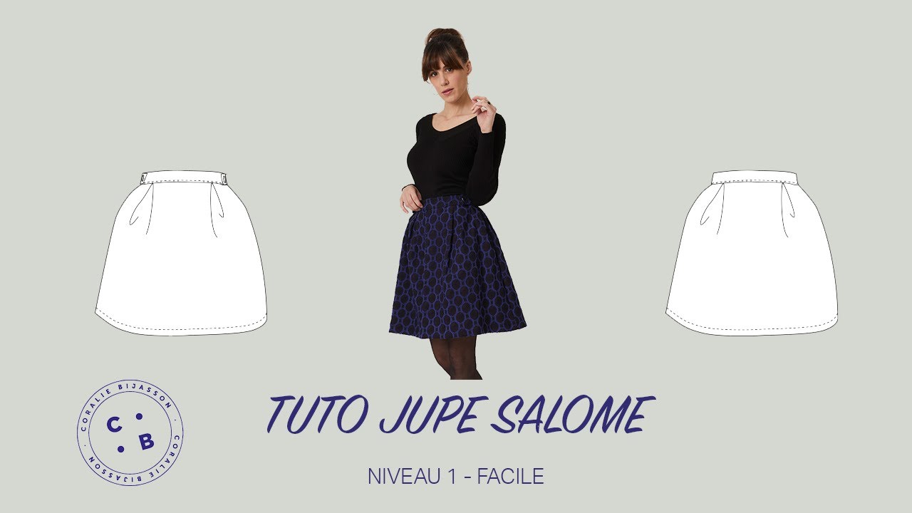 Salomé, le tuto du patron de couture de la jupe Salomé