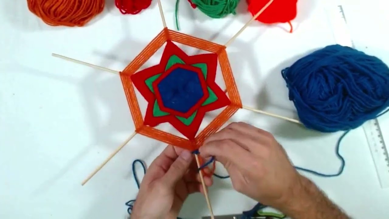 Mandala de 6 pontas