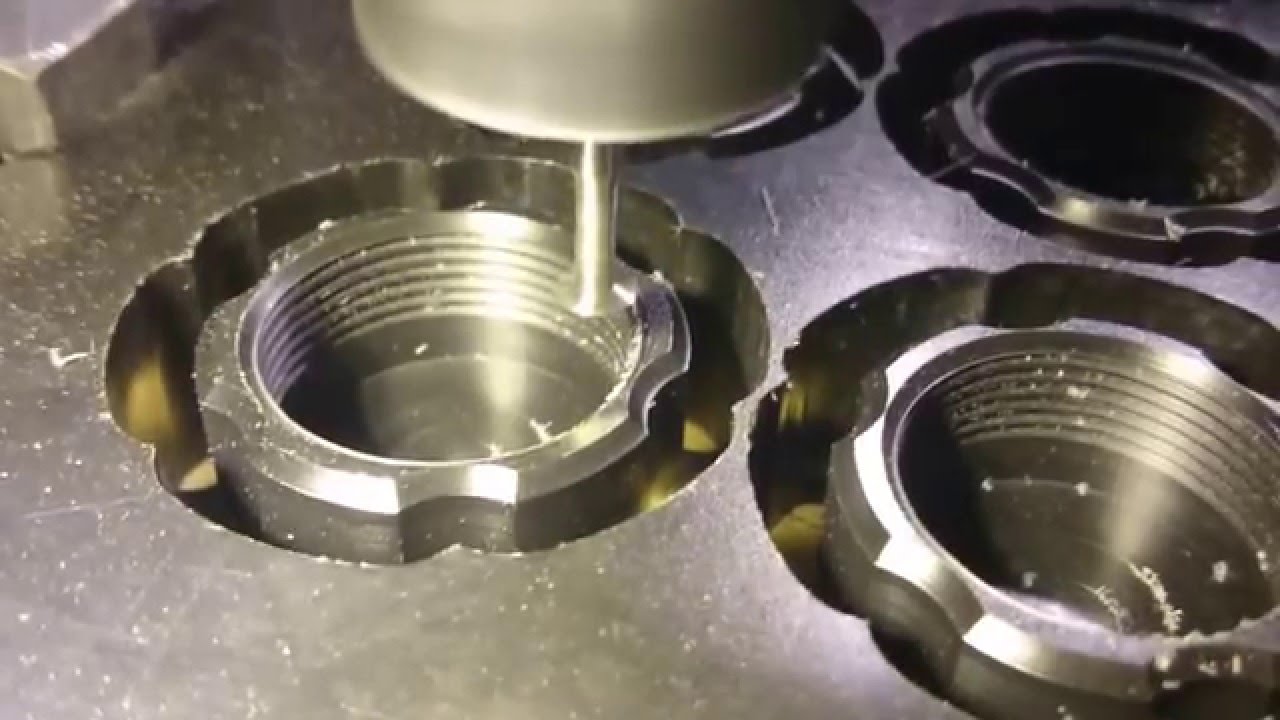 Frezowanie gwintu CNC.