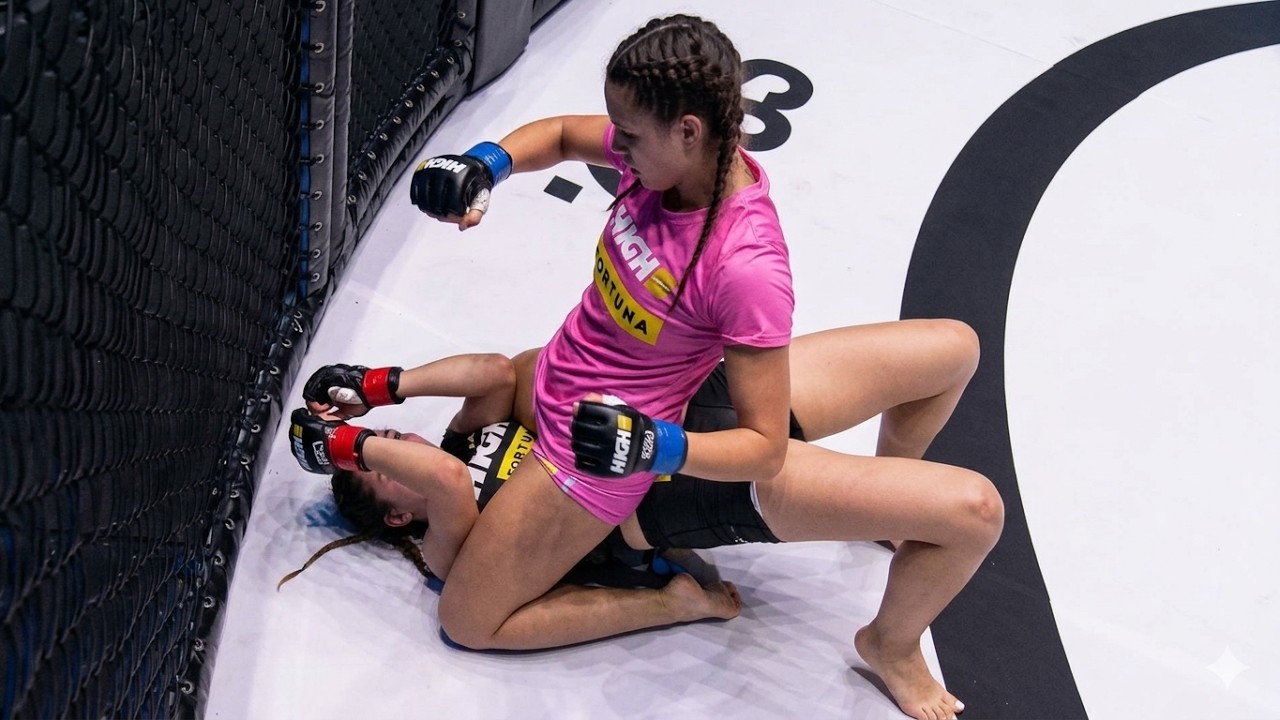 Best Ground and Pound 25 Female MMA