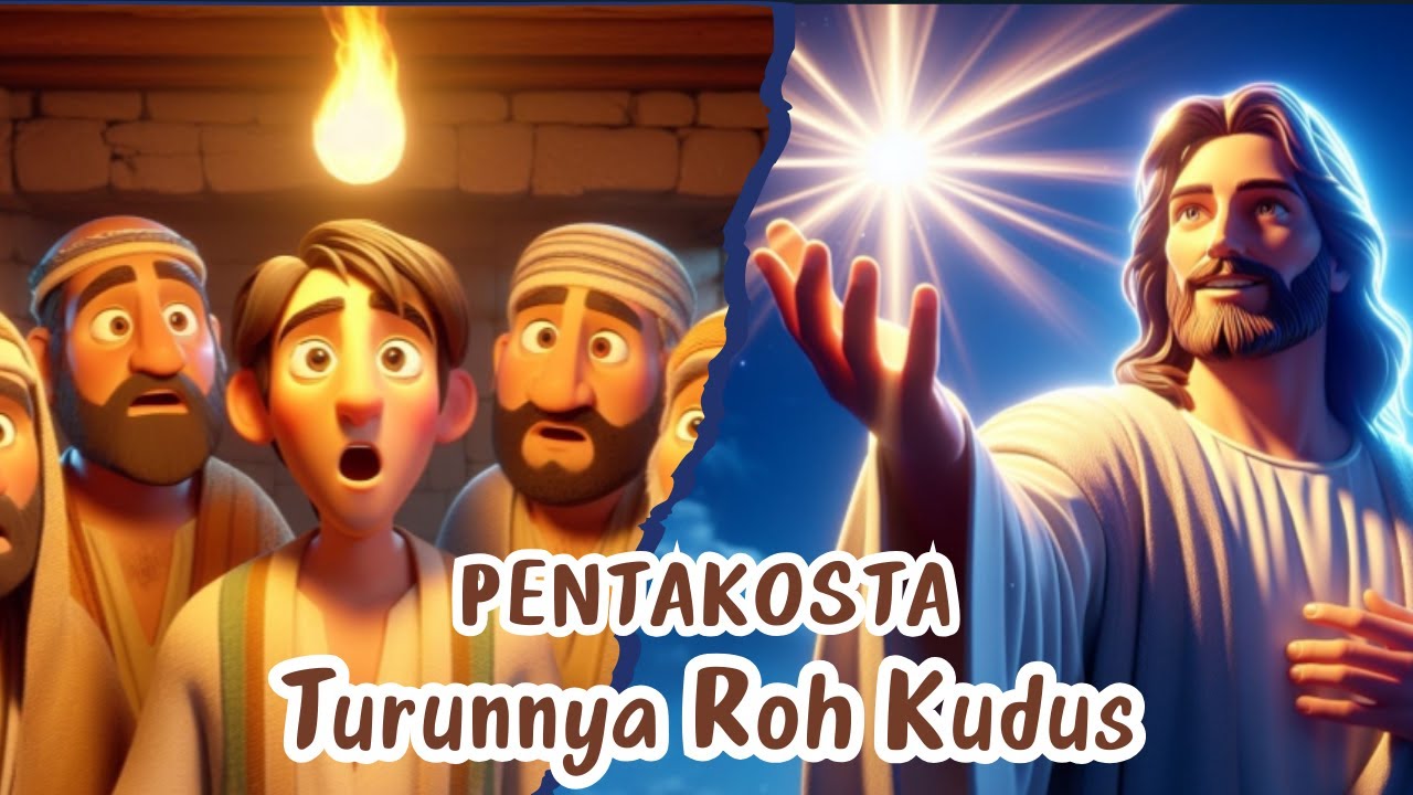 Hari Pentakosta, Turunnya Roh Kudus Menjadi Penolong | Animasi Alkitab