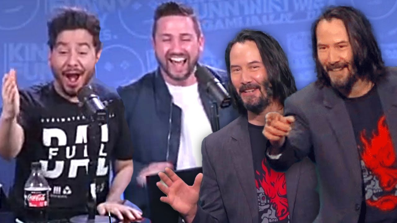 Keanu Reeves Cyberpunk 2077 Reaction - KF Throwback