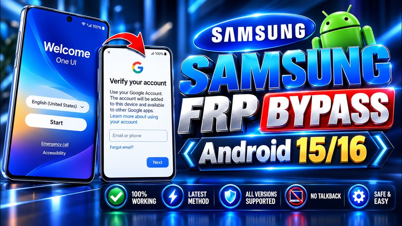 👉 Samsung FRP Bypass 2026 😱 | Android 15/16 Google Account Lock FIX | New Method