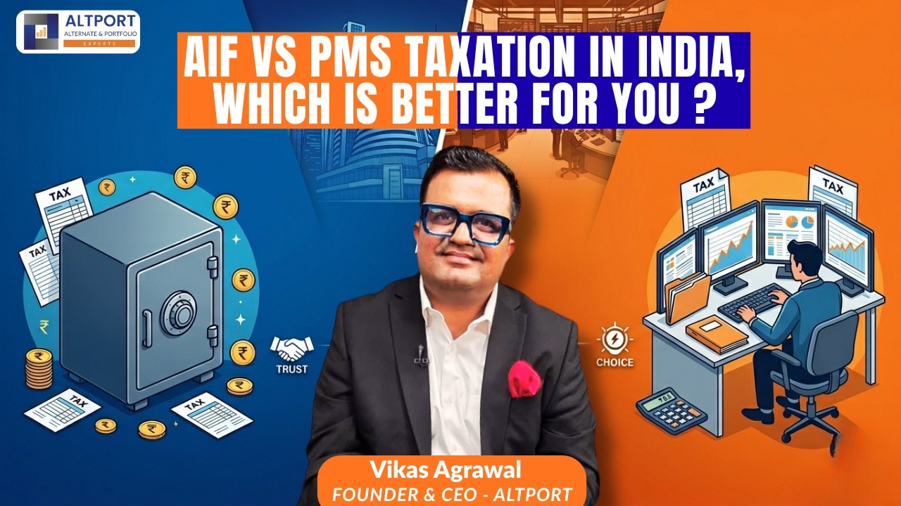 AIF vs PMS Taxation in India | Which Is Better for You? @FinancewithVikasAgrawal