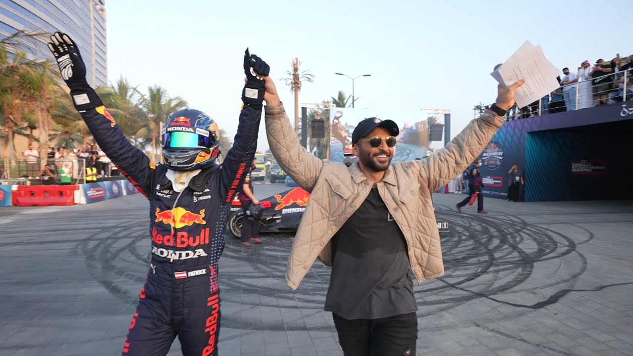 Patrick Friesacher Pilots RB8 Along Jeddah Waterfront In Saudi Arabia