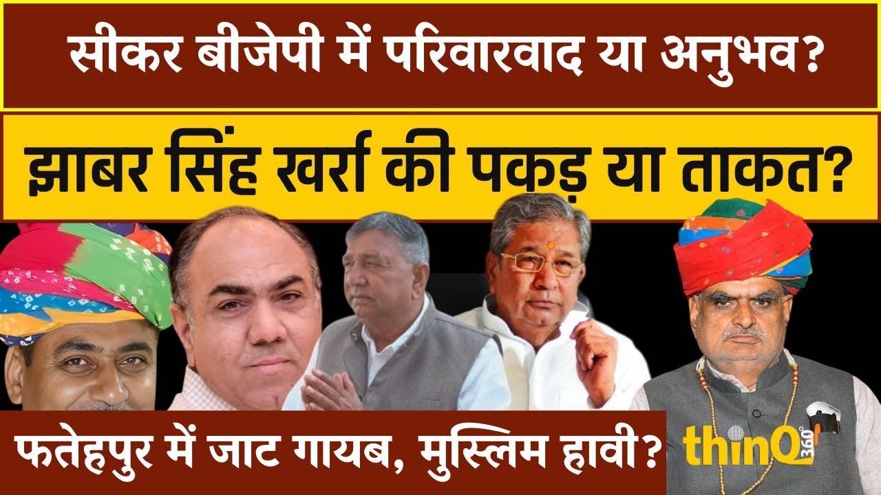 Sikar bjp | Earthquake in the politics of Sikar district | Familyism  in BJP's executive | congress