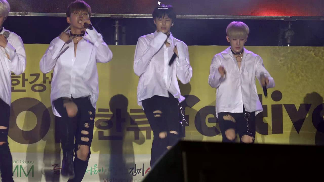 160819 몬스타엑스 한강몽땅 한류페스티벌 네게만 집착해 형원 포커스