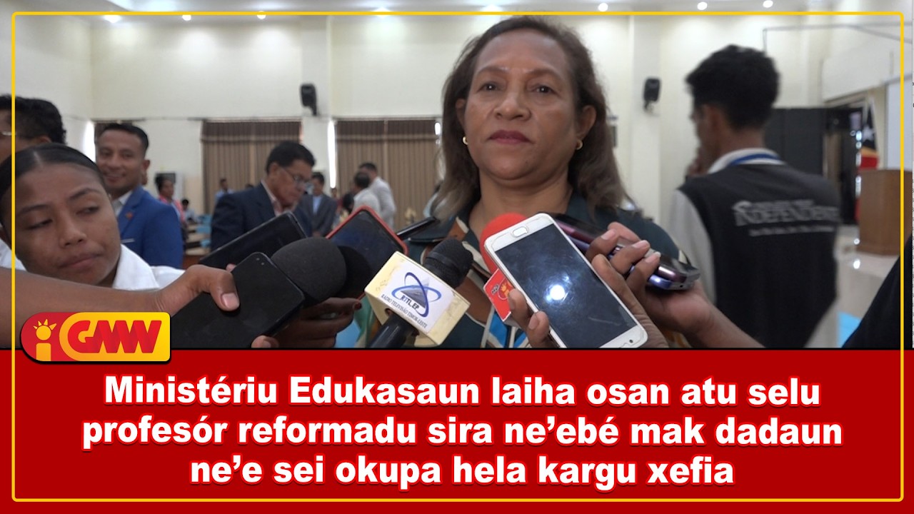 ME laiha osan atu selu profesór reformadu sira ne’ebé mak dadaun ne’e sei okupa hela kargu xefia