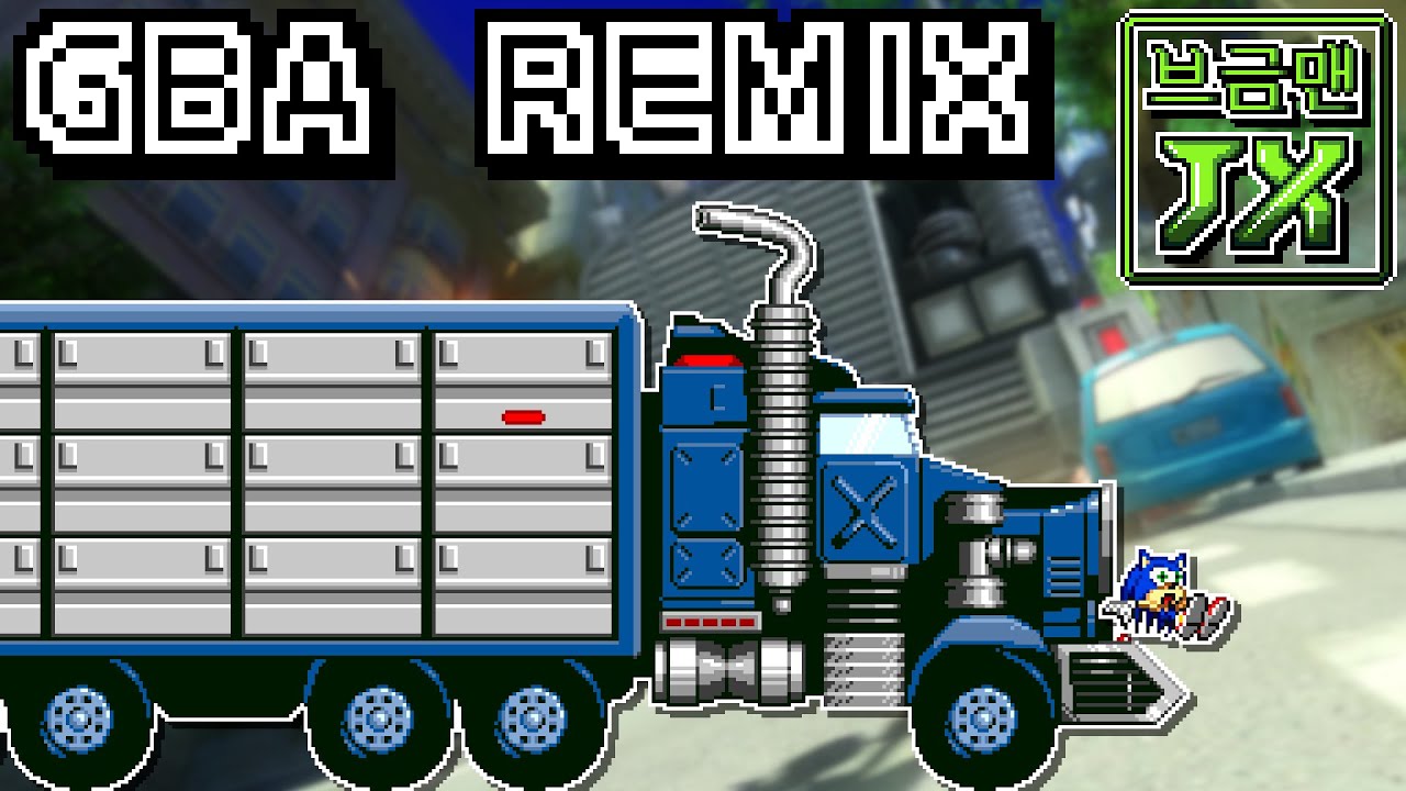[GBA Remix]City Escape (Mad Convoy Race) - Sonic Generations【Sonic Advance 2 Style】
