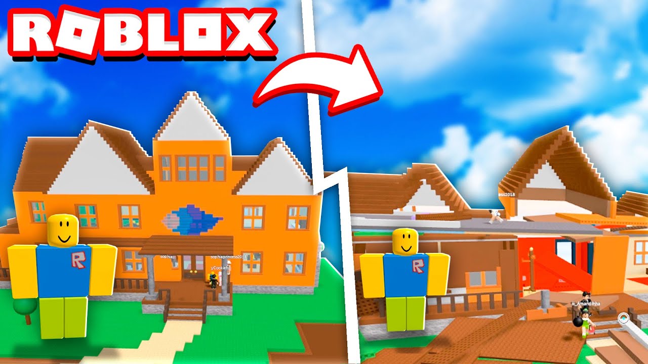 NOOB NA CASINHA QUEBRA QUEBRA | Roblox - Noob's Home