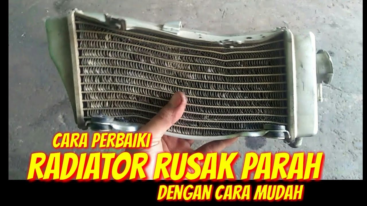 kenteng radiator SE viar 250 radiator bengkok parah, gak usah ganti baru, coba cara ini.